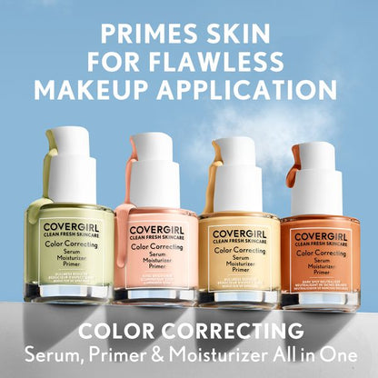 Clean Fresh Skincare Color Correcting Serum Moisturizer Primer - US 5411